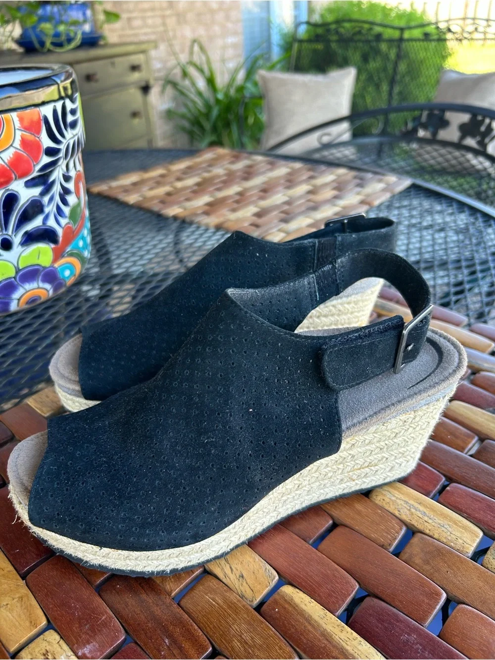 Aetrex Espadrille Wedge Sandals, size 7, EUR 37 NEW - Picture 3 of 13